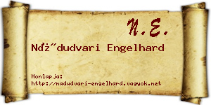 Nádudvari Engelhard névjegykártya